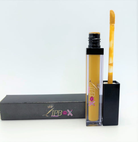 bright yellow shade matte lipstick
