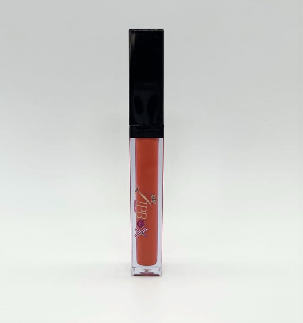 bright orange shade matte lipstick